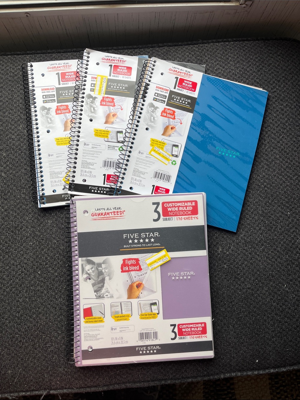 Five Star Notebook Bundle!!!